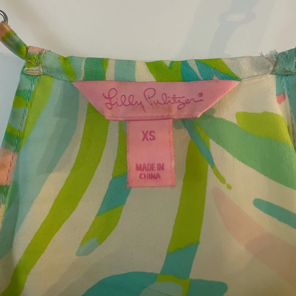 EUC Lilly Pulitzer Silk Tank Top - Picture 2 of 3